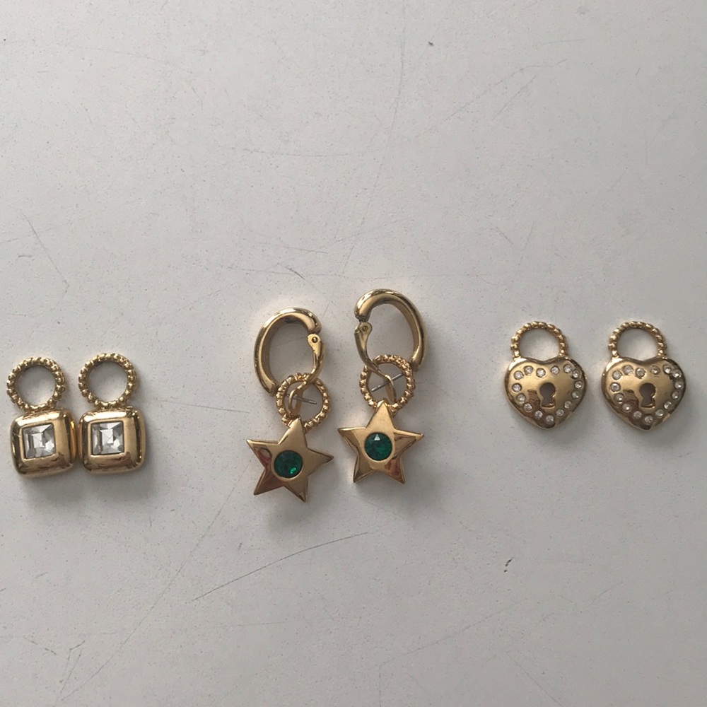Costume jewelry earrings